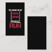 悪いムーデおもしろいィユーモア 名刺 (正面/裏面)