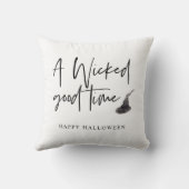 悪いモダングッドタイム引用文 |ハッピーハローウィン クッション (裏面)