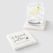 悪いモダングッドタイム引用文 |ハッピーハローウィン ストーンコースター (横)