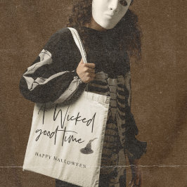 悪いモダングッドタイム引用文 |ハッピーハローウィン トートバッグ