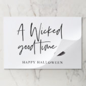 悪いモダングッドタイム引用文 |ハッピーハローウィン ペーパーパッド (折り畳み)