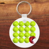 悪いリンゴ キーホルダー (正面)