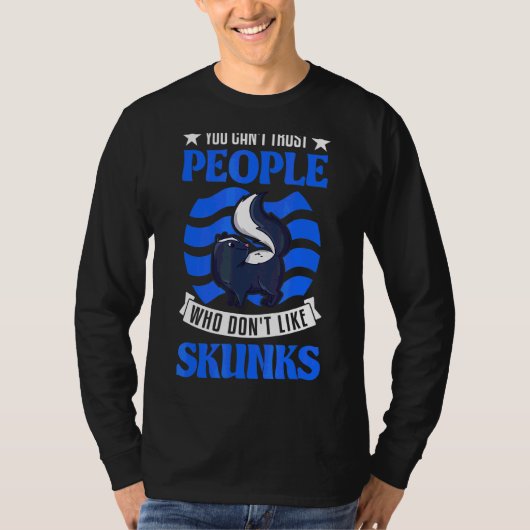 悪い人は信用できない Tシャツ (正面)