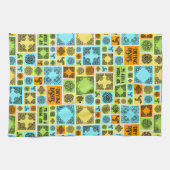 悪い仕事パターンを避けるために皿を乾かすおもしろい キッチンタオル (横)