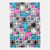 悪い仕事パターンを避けるために皿を乾かすおもしろい キッチンタオル (縦)