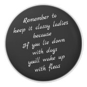 悪い仲間と寝て、朝起きたらダニがついている セラミックノブ (正面)