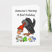 悪い休日を過すことか。  クリスマスカード (正面)