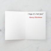 悪い休日を過すことか。  クリスマスカード (内部)