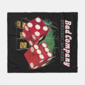 悪い会社ブルースPaul Rodgersへのオマージュ フリースブランケット (正面(横))