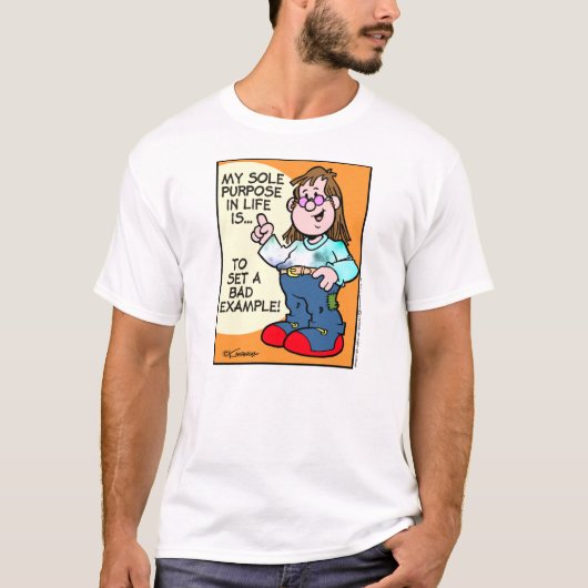 悪い例 Tシャツ (正面)