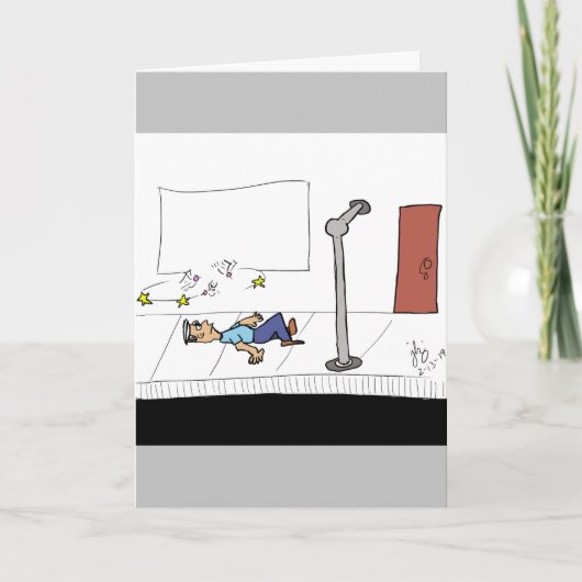 悪い冗談のグリーティングカードの開始 サンキューカード (正面)