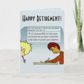 悪い判断のグリーティングカード カード (正面)