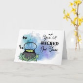 悪い善良な友人ハロウィン カード (黄色い花)