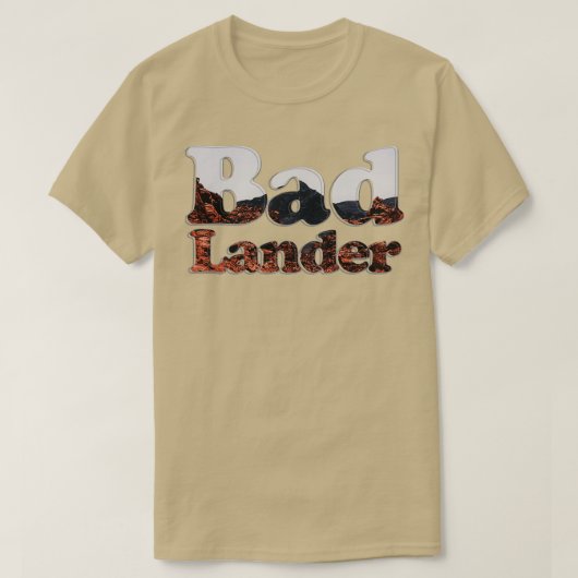 悪い土地 Tシャツ (デザイン正面)