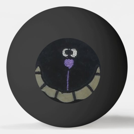 悪い夢猫 卓球ボール (正面)