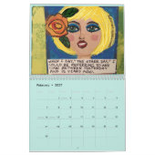 悪い女の子のアートカレンダー カレンダー (2月 2027)
