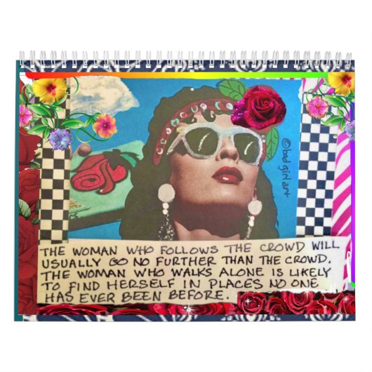 悪い女の子のアートカレンダー カレンダー (カバー)