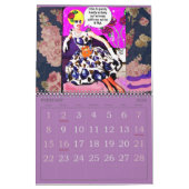 悪い女の子のアートカレンダー カレンダー (2月 2026)