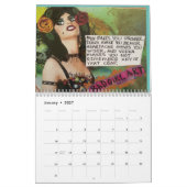 悪い女の子のアートカレンダー カレンダー (1月 2027)