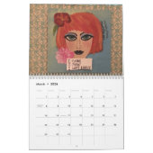 悪い女の子の芸術のカレンダー幸福は得られたtasです カレンダー (3月 2026)