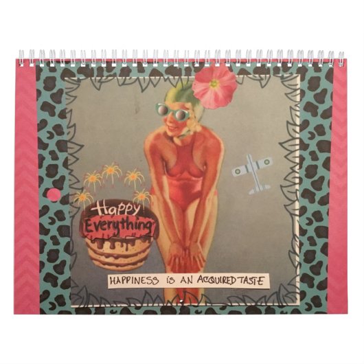 悪い女の子の芸術のカレンダー幸福は得られたtasです カレンダー (カバー)