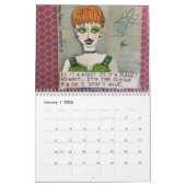 悪い女の子の芸術のカレンダー幸福は得られたtasです カレンダー (1月 2026)