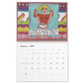 悪い女の子の芸術のカレンダー カレンダー (2月 2027)