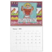 悪い女の子の芸術のカレンダー カレンダー (2月 2026)