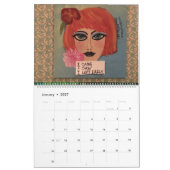 悪い女の子の芸術のカレンダー カレンダー (1月 2027)