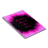 悪い女の子はピンク最も最高のな秘密及び黒い日記を持っています ノートブック (右側)