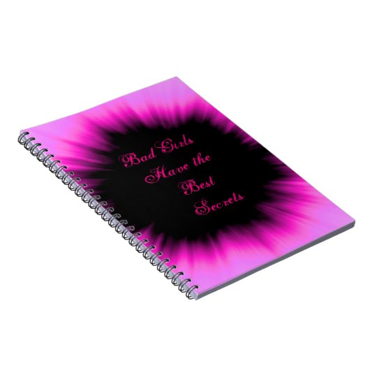悪い女の子はピンク最も最高のな秘密及び黒い日記を持っています ノートブック (右側)