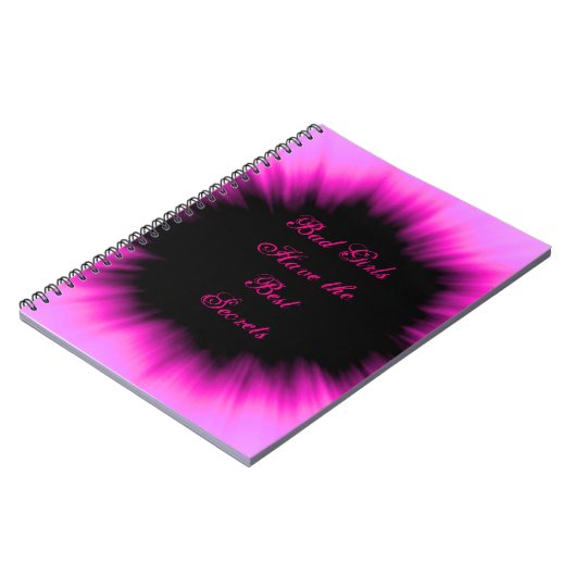 悪い女の子はピンク最も最高のな秘密及び黒い日記を持っています ノートブック (左側)