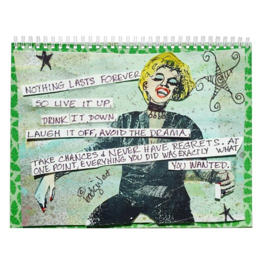 悪い女の子アートでいっぱいのカレンダー カレンダー (カバー)