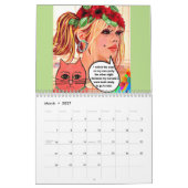 悪い女の子アートでいっぱいのカレンダー カレンダー (3月 2027)