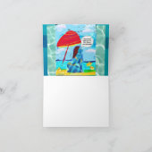 悪い女の子アートマーメイドノテカード カード (内部)