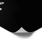 悪い女の子メイクアップ口紅美しいパーソナライズカスタム ポスター (角)