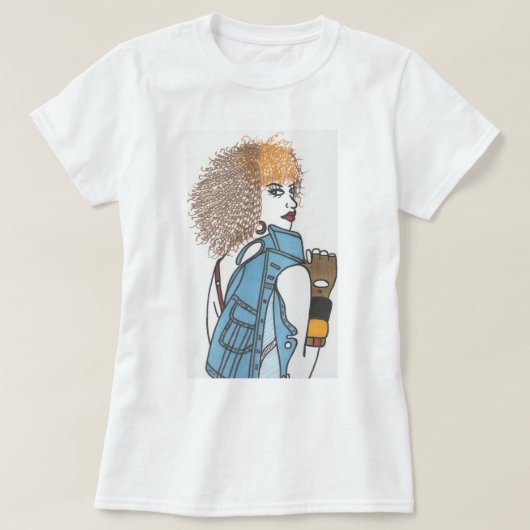 悪い女の子 Tシャツ (デザイン正面)