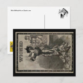 悪い女性はがき ポストカード (正面/裏面)