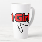 悪い女 カフェラテマグ (右アングル)