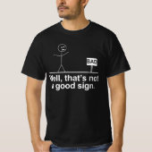 悪い奴だ、悪い奴だ Tシャツ (正面)