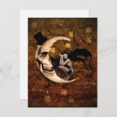 悪い妖精のブランクグリーティングカード シーズンカード (正面/裏面)