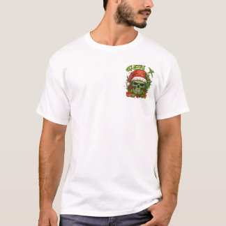 悪い子のリストに入ってて何も後悔してない ドクロ Tシャツ