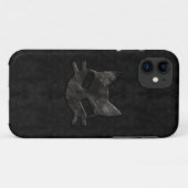 悪い子猫の黒のゴシック様式iPhone 5の場合 Case-Mate iPhoneケース (裏面(横))