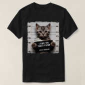 悪い子猫 Tシャツ (デザイン正面)