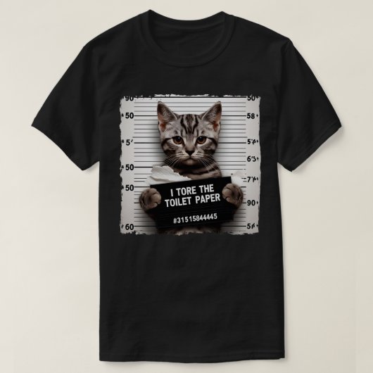 悪い子猫 Tシャツ (デザイン正面)