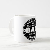 悪い影響を与える叔母 コーヒーマグカップ (正面左)