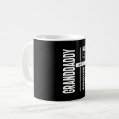 悪い影響を与える男おじいちゃん父親の贈り物 コーヒーマグカップ (正面左)