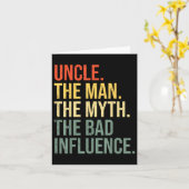 悪い影響を与える神話の男の叔父はファンン カード (黄色い花)