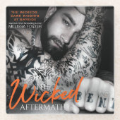 悪い後遺症コースター ガラスコースター (正面)