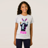 悪い復活祭バニー！ホッピー・イースターおもしろいを！ Tシャツ (正面フル)